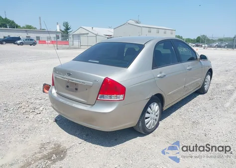 2007 Kia Spectra Ex from USA, damaged, VIN KNAFE121575394998